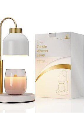 Candle Warmer Lamp Dimmable Timer No Flame Wax Melter Adjustable Height
